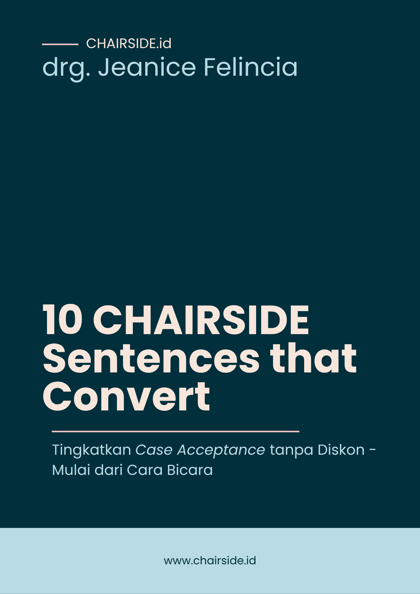 10 Chairside Sentences Cover
